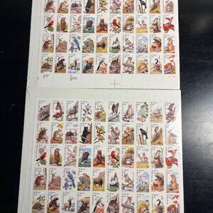 1987 NORTH AMERICAN WILDLIFE 22 cent, 2335a MNH sheet of 100 different pictures